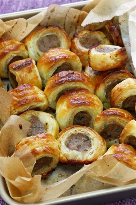 Puff Pastry Sausage Rolls - Savored Sips