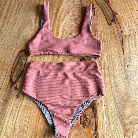 Acacia Dual Ribbed Bikini Set Gem