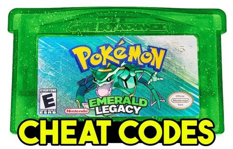 Pokemon Emerald Legacy Cheat Codes (Rare Candy, Master Ball) - GBACodes
