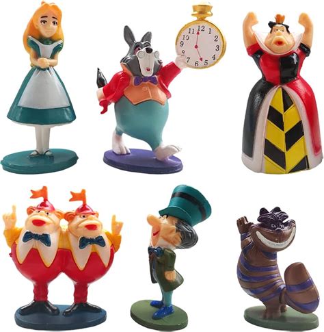 Hilloly Pcs Alice In Wonderland Figuren Spielzeug Mini Figuren