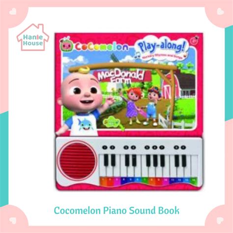 Cocomelon Piano Sound Book for Kids to Play Nursery Rhymes & Songs | Lazada