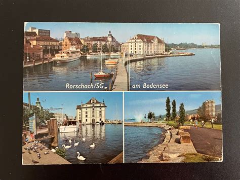 Ak Sg Rorschach Am Bodensee Hafen Seepromenade Kaufen Auf Ricardo