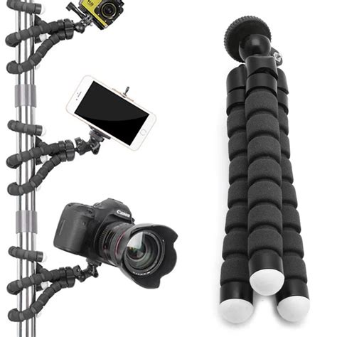 OOTDTY Flexible Tripod Stand Gorilla Mount Monopod Holder Octopus For