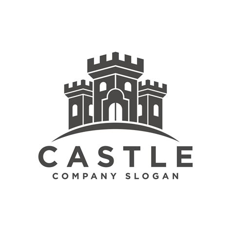 Castle Logo Design Template 10482799 Vector Art At Vecteezy