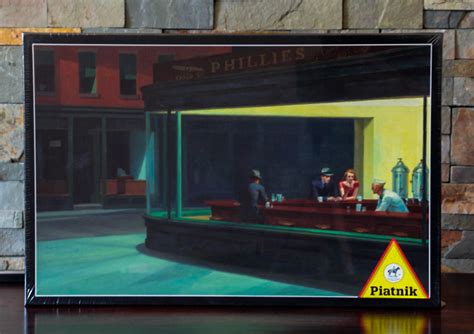 Edward Hopper Nighthawks Art Puzzle 1000 Pieces