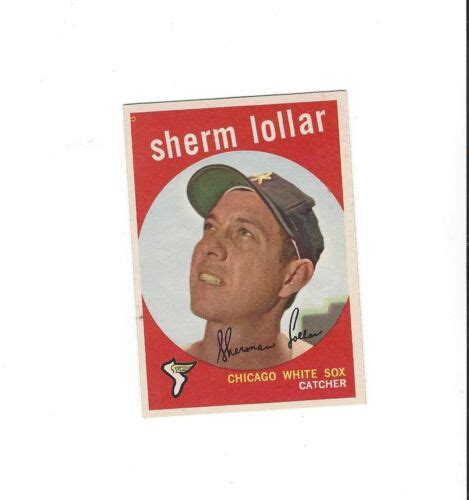 Topps Sherm Lollar Chicago White Sox Ex Ebay