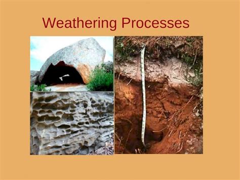 Ppt Weathering Processes Weathering Weathering Vs Erosion