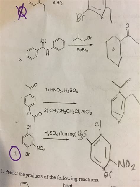 Solved Determine the product of the following reactions. Can | Chegg.com 