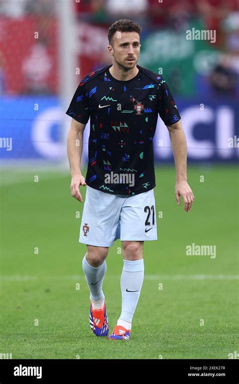 Diogo Jota of Portugal during warm up before the Uefa Euro 2024 Group F ...