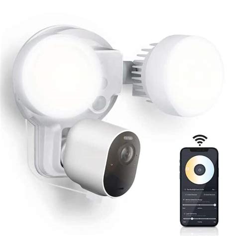 Wasserstein In Wired Smart Flood Light Charger And Mount For Arlo