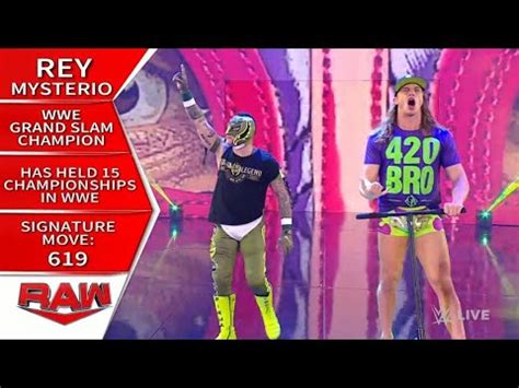 Matt Riddle Rey Mysterio Entrances WWE Raw Sept 19 2022 YouTube