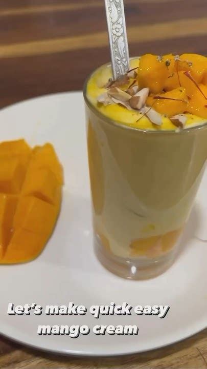 🧑🏻‍🍳dessert Summer Special Delicious Mango Cream Mangocream