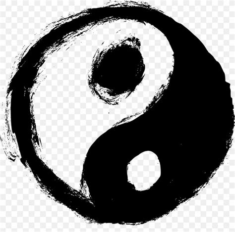 Yin And Yang Symbol Black And White Png X Px Watercolor