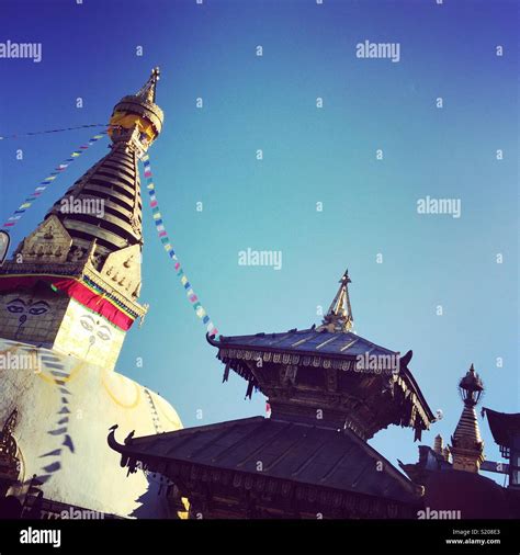 Swayambhunath Temple, Kathmandu, Nepal Stock Photo - Alamy