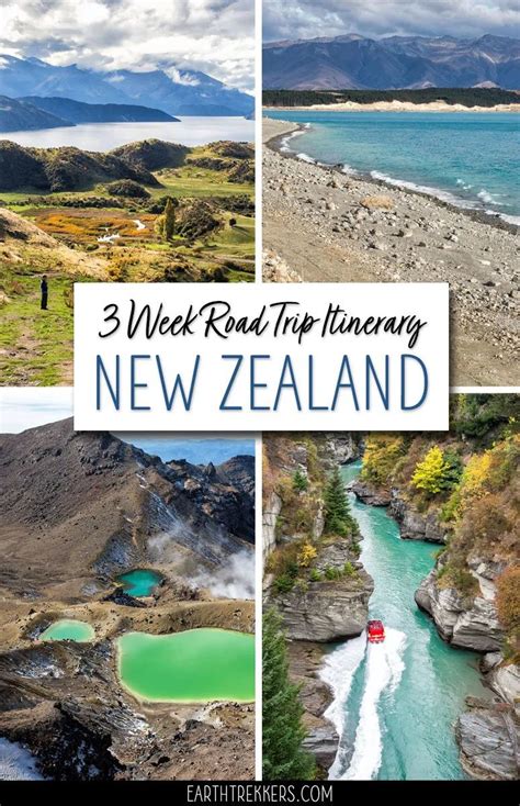 New Zealand Itinerary and Road Trip Guide. Spend 3 weeks in New Zealand ...