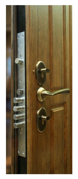 Эффективная защита металлической двери: вкладной замок