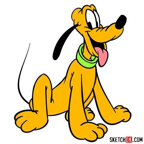 How To Draw Pluto The Dog | Cartoon drawings, Disney drawings, Cat ...