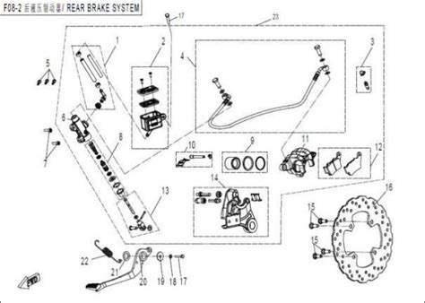 Cfmoto F Rear Brake System Sherco