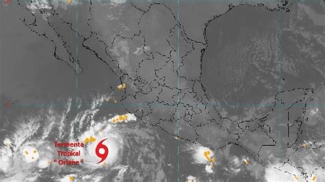 Tormenta Tropical “orlene” Provocará Fuertes Lluvias En Occidente Y Sur