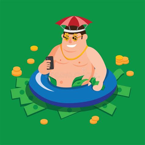 Swimming Money Stock Illustrations Swimming Money Stock