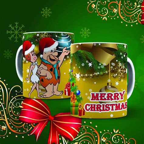 17 Mug Design Template Christmas Mug Sublimation Christmas Etsy