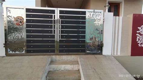 Modern Stainless Steel Ss Main Gate For Temple At Rs 950 Square Feet