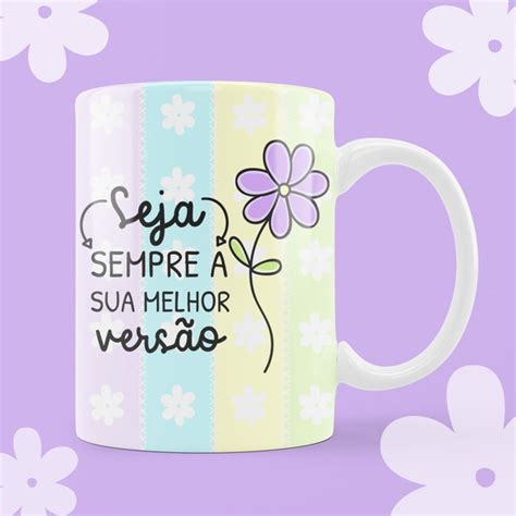 Xícara Personalizada Frases de Motivação Elo7