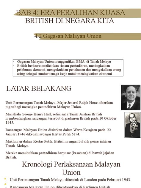 Latar Belakang Malayan Union Amy Morgan