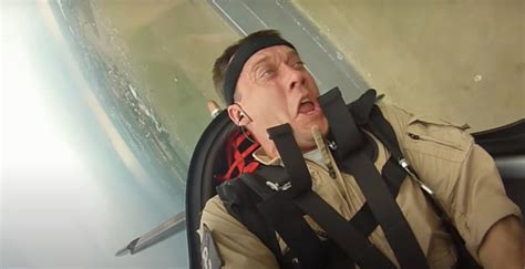 Aerobatic Pilots Facial Expressions During G Force Maneuvers Borninspace