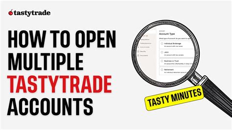 How To Open Another Tastytrade Account YouTube