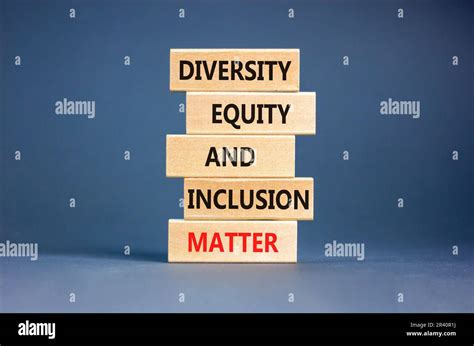 Dei Diversity Equity Inclusion Matter Symbol Concept Words Dei