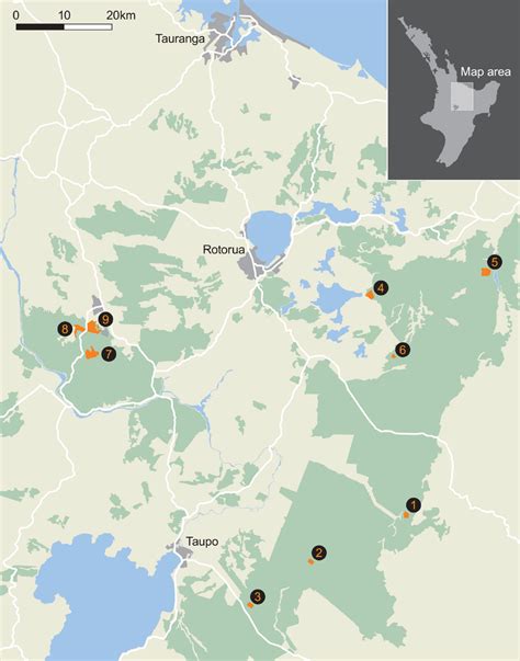 Central North Island Map Naoma Vernice