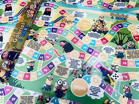 Jogos Dos Meu Malvado Favorito - 20 Jogo de Tabuleiro Festa Meu Malvado Favorito | Elo7