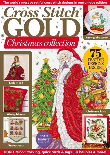 The World Of Cross Stitching Magazine Cross Stitch Gold Christmas