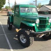 1962 WILLYS LIFTED PICKUP TRUCK V8 FORD MUD SHOP RAT HOT CUSTOM ROD