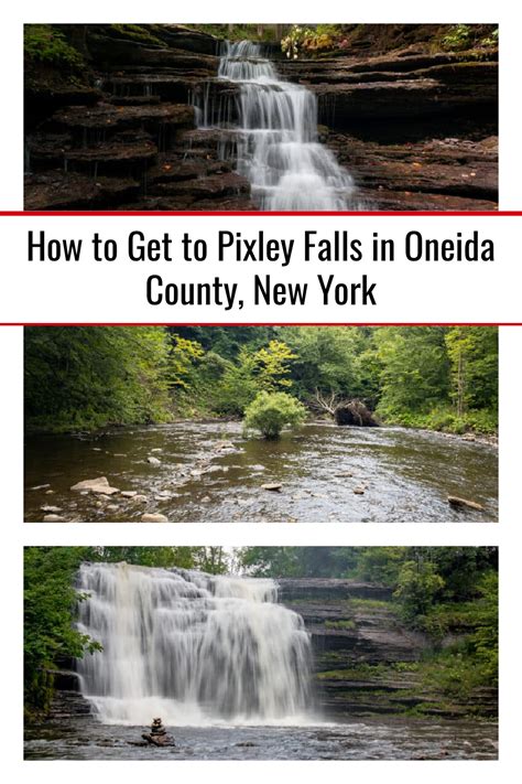 Pixley Falls in Oneida County, New York's Pixley Falls State Park is ...