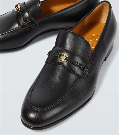 Gucci Interlocking G Leather Loafers Gucci