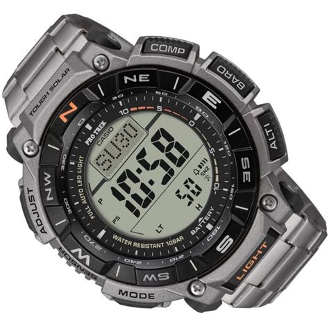 Casio Prg 340t 7er Zegarek Protrek Triple Sensors Titanium