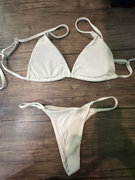 Three Piece Bikini Women S Fashion Swimwear Bikinis Swimsuits On Carousell