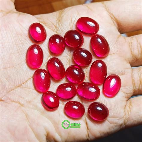 Jual Batu Permata Merah Siam Merah Rose Bangkok Asli Shopee Indonesia