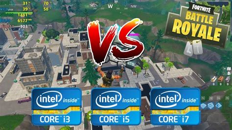intel Core i3 vs i5 vs i7 | Fortnite Battle Royale - 1080p Competitive