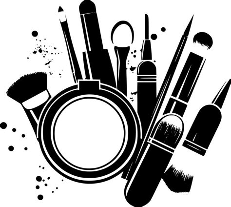 Makeup Minimalist And Simple Silhouette Vector Illustration 23605226