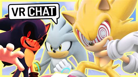 Fleetway Sonic Meets Sonic Exe Silver Vrchat Youtube