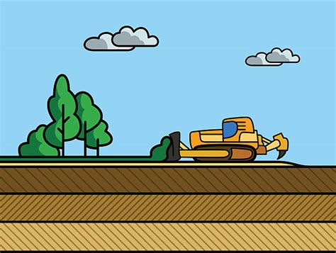 Best Drawing Of Bulldozer Illustrations Royalty Free Vector Graphics And Clip Art Istock