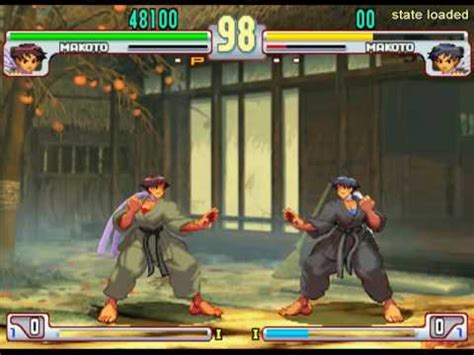 Street Fighter III Third Strike Makoto Tutorial 3 Kara Moves And SA