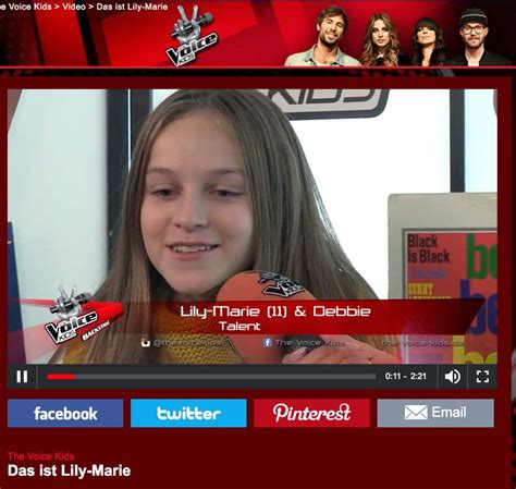 The Voice Kids Das Ist Lily Marie Lm