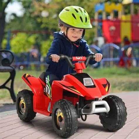 Bebeboutik Costway Quad Electrique Pour Enfants V Km H Max