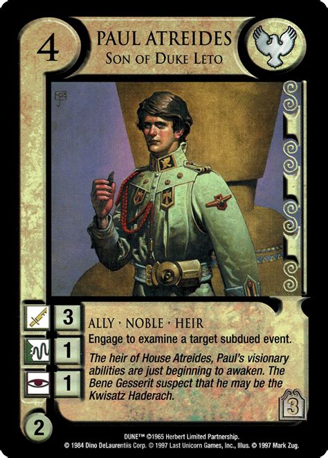 What Can Modern Tcgs Learn From The Long Dead Dune Collectible Card Game