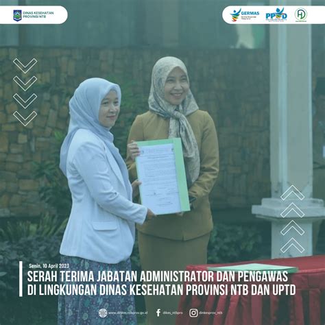 Serah Terima Jabatan Administrator Dan Pengawas Di Lingkungan Dinas