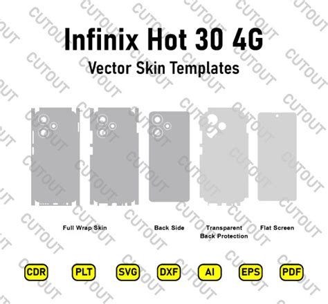 Infinix Hot G Vector Skin Cut Files